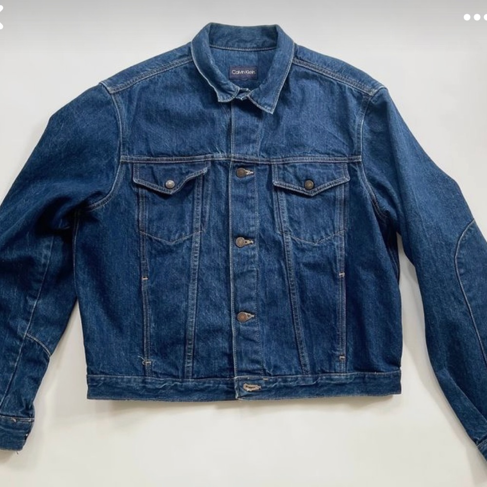 Vintage Dark wash Calvin Klein Denim Jacket
